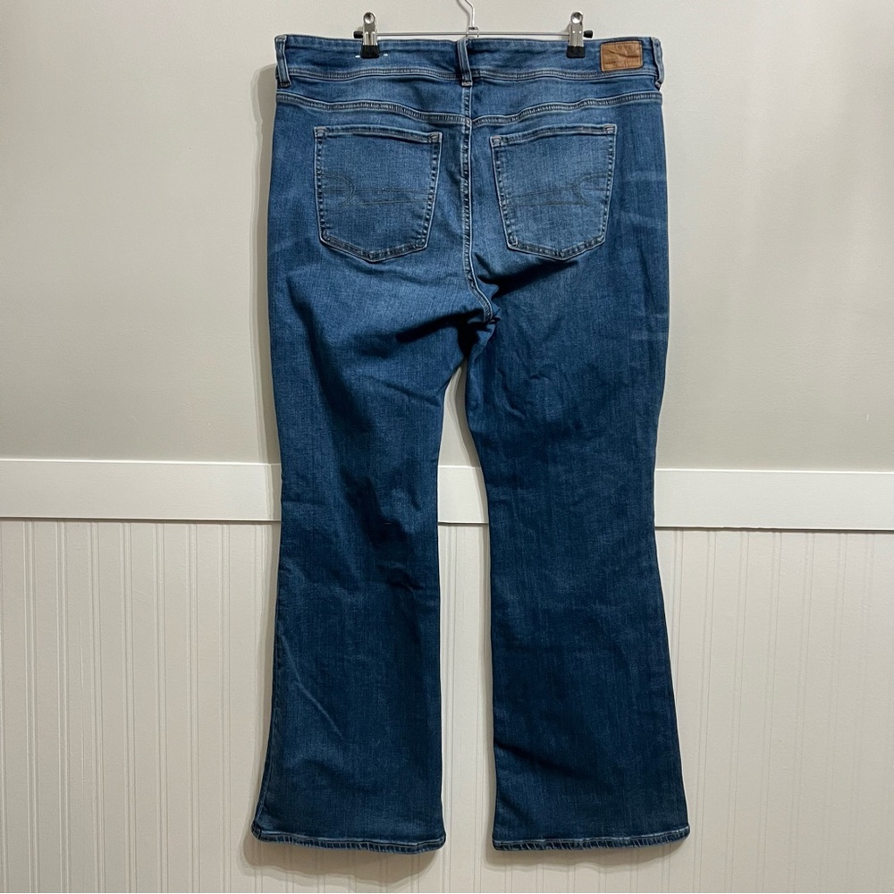 American Eagle plus size kick boot jeans size 20 - Picture 4 of 12